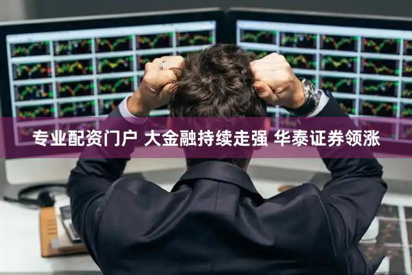 专业配资门户 大金融持续走强 华泰证券领涨
